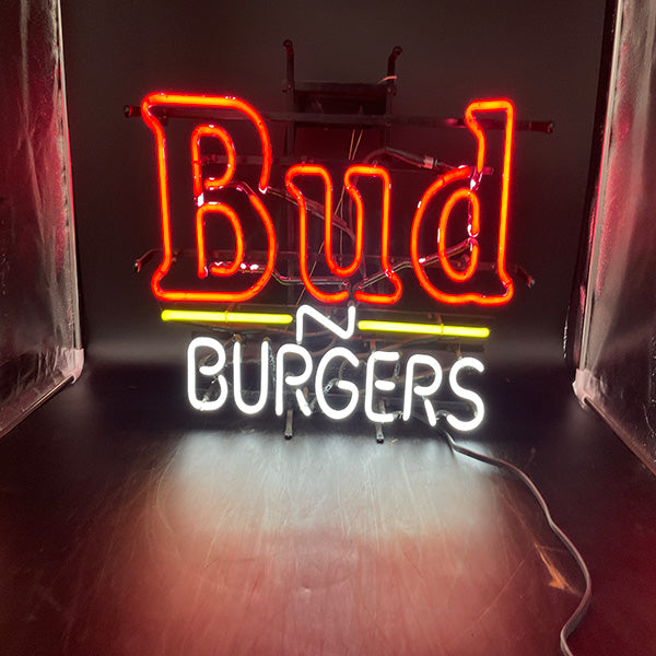 Bud N' Burgers Neon Sign