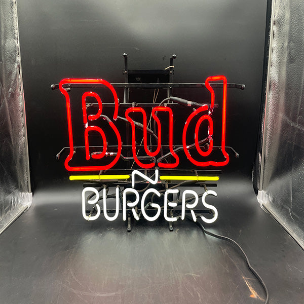 Bud N' Burgers Neon Sign