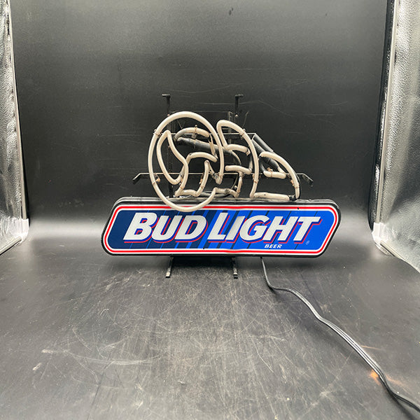 BUD LIGHT Beer Volleyball Neon Pub Sign