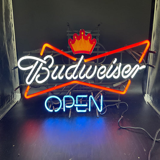 Budweiser Open Neon Sign