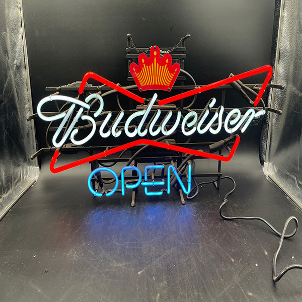 Budweiser Open Neon Sign