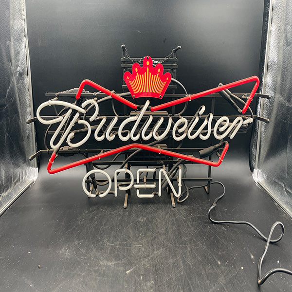 Budweiser Open Neon Sign