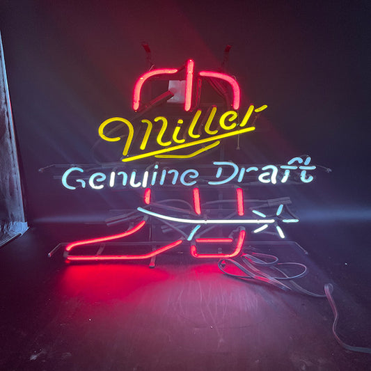 Miller Genuine Draft Boot Neon Sign