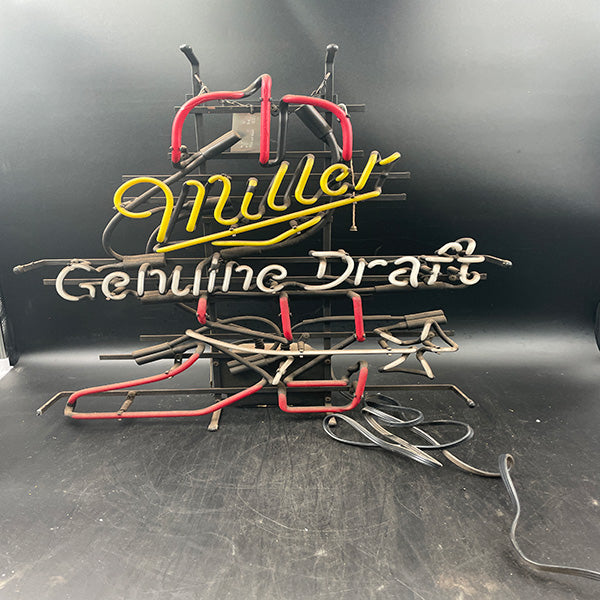 Miller Genuine Draft Boot Neon Sign