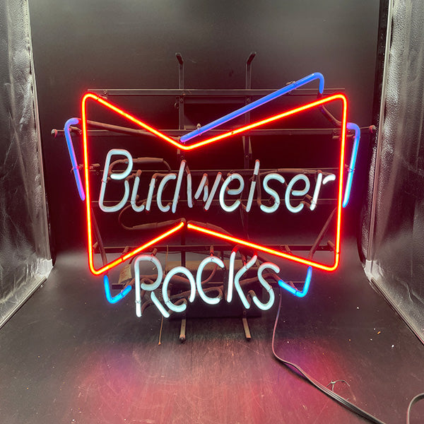 Budweiser Rocks Neon Sign