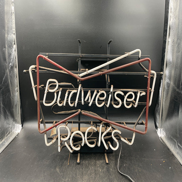 Budweiser Rocks Neon Sign