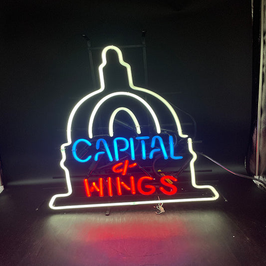 Capital Beer and Wings Neon Sign