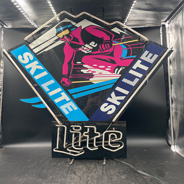 Miller Lite Ski Lite Neon Sign