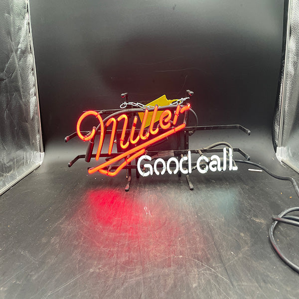 Miller Good Call Neon Sign