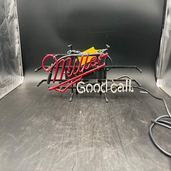 Miller Good Call Neon Sign