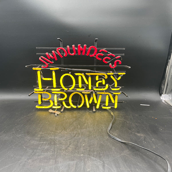 JW Dundee's Honey Brown Neon Sign