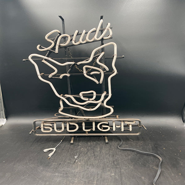 Spuds Bud Light Neon Sign