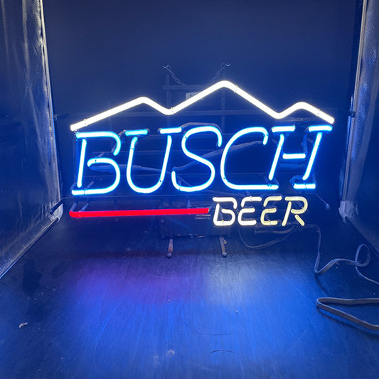 Busch Beer Mountain Neon Sign