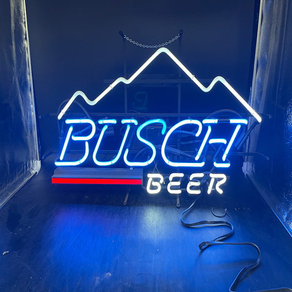 Busch Beer Mountain Neon Sign