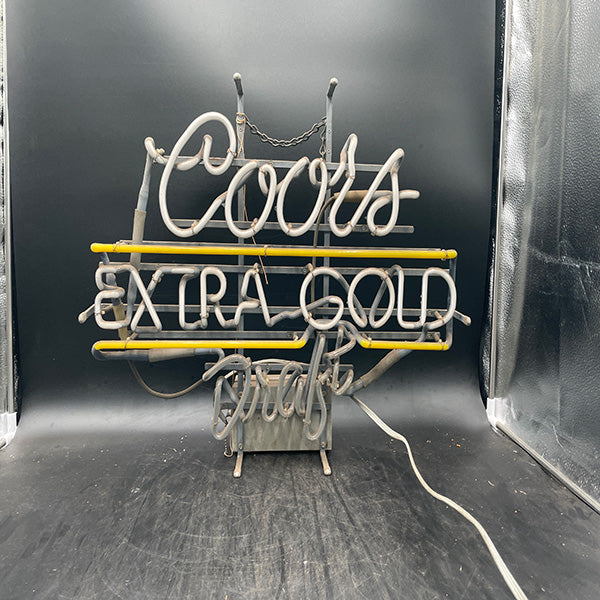 Coors Extra Gold Draft Neon Sign