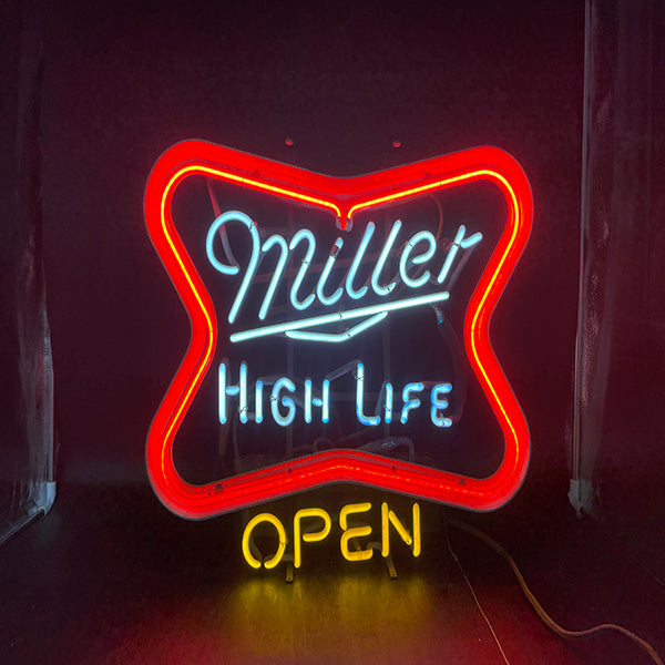 Miller High Life "Open" Neon Sign