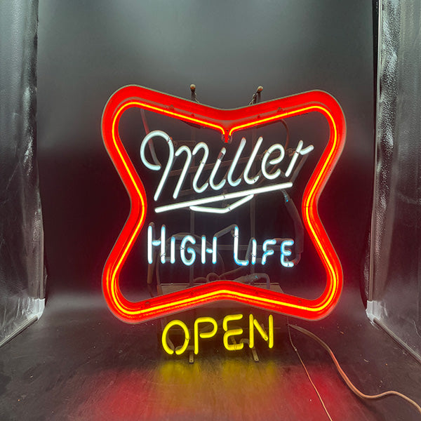 Miller High Life "Open" Neon Sign