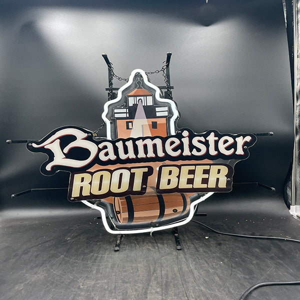 Baumeister Root Beer Neon Sign