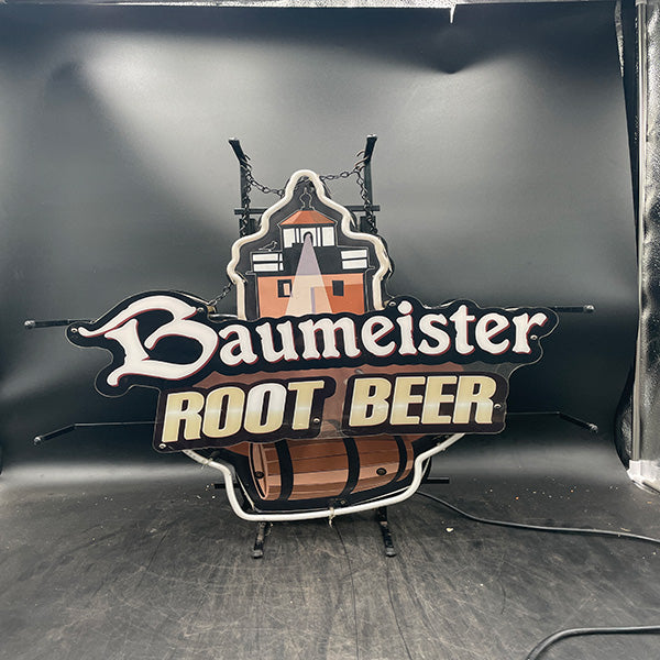 Baumeister Root Beer Neon Sign