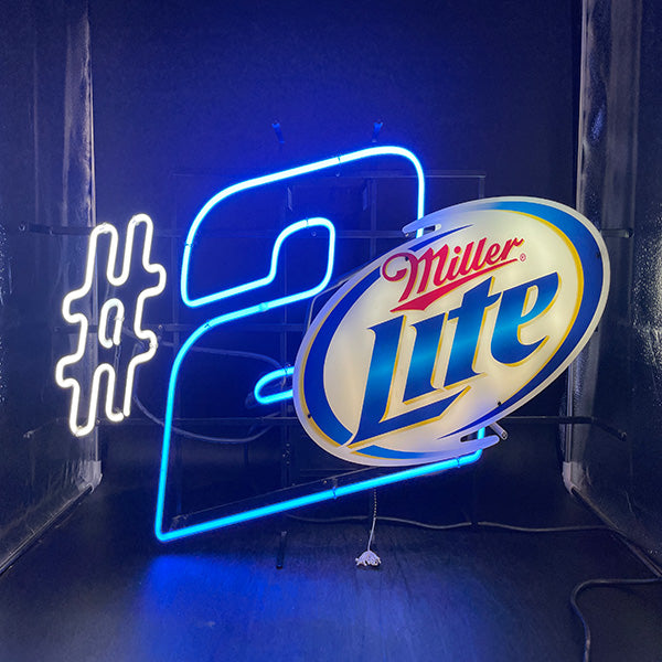 Miller Lite NASCAR Rusty Wallace #2 Neon Sign