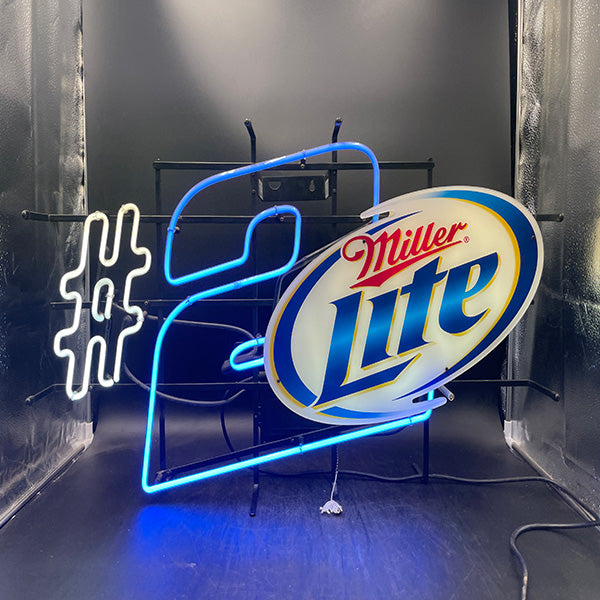 Miller Lite NASCAR Rusty Wallace #2 Neon Sign