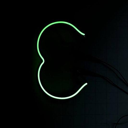 Left Shamrock for Pabst Blue Ribbon Replacement Tube - Neon Sign Part Used