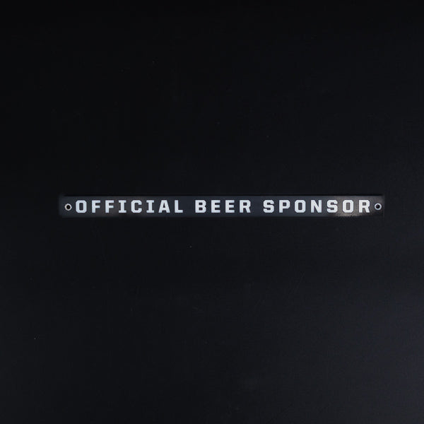 Official Beer Sponsor Neon Sign Plastic Replacement Panel