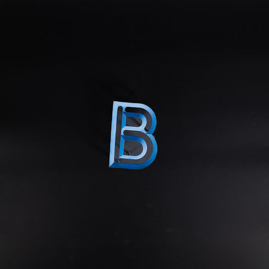 B for Busch Light Neon Sign Plastic Replacement Panel