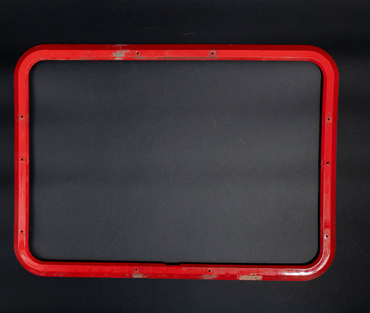 Red Border Neon Sign Plastic Replacement Panel