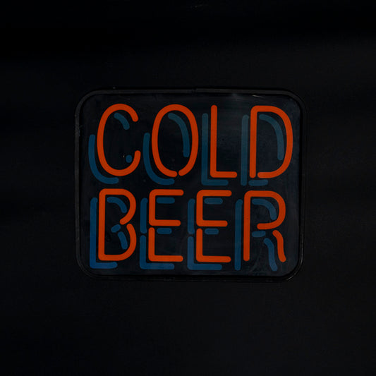 Cold Beer Lighted Neon Sign Plastic Replacement Panel