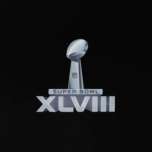 Super Bowl XLVIII 48 Plastic for Bud Light Neon Sign Plastic Replacement Panel