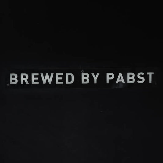 Brewed By Pabst Plastic for Old Tankard Ale Neon Sign Plastic Replacement Panel