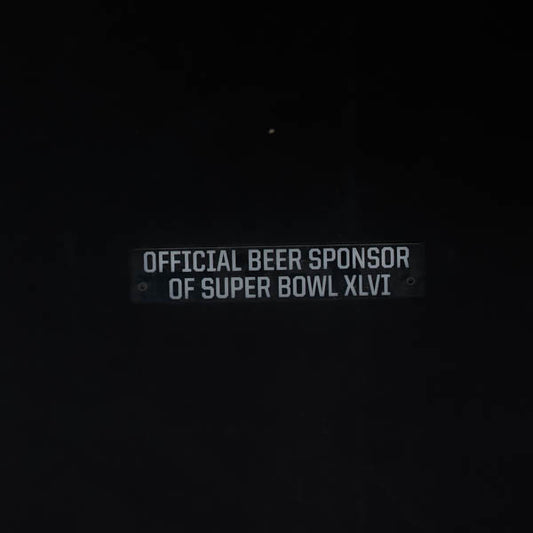 Official Beer Sponsor Plastic for Bud Light Super Bowl XLVI Neon Sign Plastic Replacement Panel