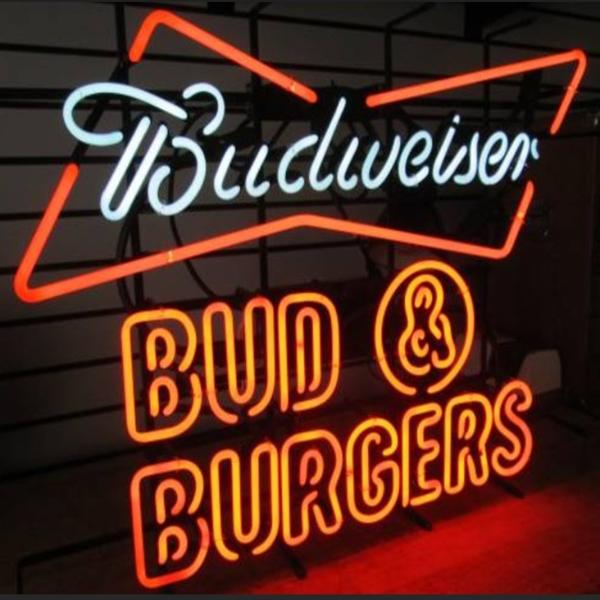 & for Bud and Burgers Neon Sign Replacement Tube