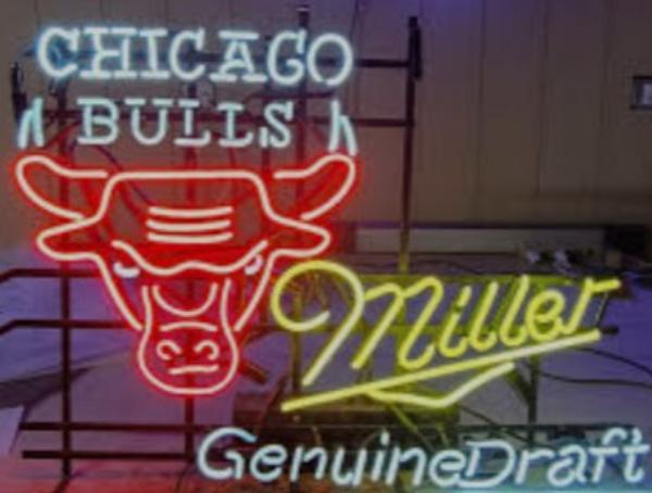 Top of Bull for MGD Chicago Bulls Neon Sign Replacement Tube