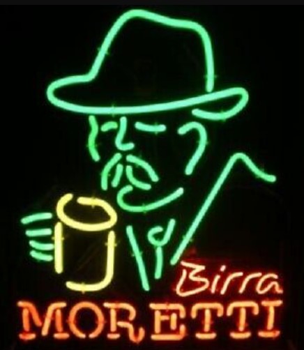 Hand/Arm/Mug for Moretti Birra Neon Sign Replacement Tube