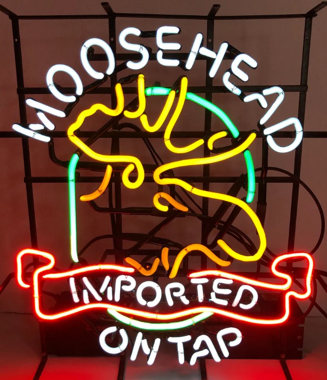 Ribbon Border Unit for Moosehead Imported Logo - Replacement Tube - Neon Sign Part