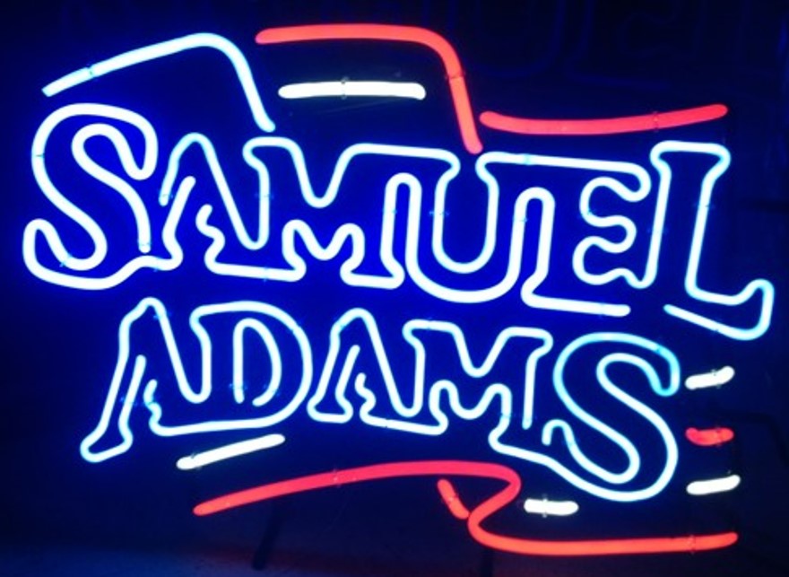 Samuel Adams US Flag lower red stripe unit - Neon Sign Part