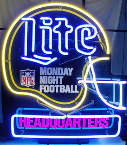 Lite Monday Night Football NFL Headquarters Border unit - Neon Sign Part