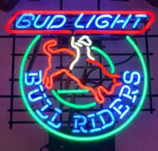 Bud Light Border Unit for Bull rider and other versions - Replacement Tube - Neon Sign Part