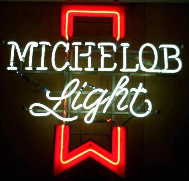 Michelob Light Top Ribbon unit - Neon Sign Part