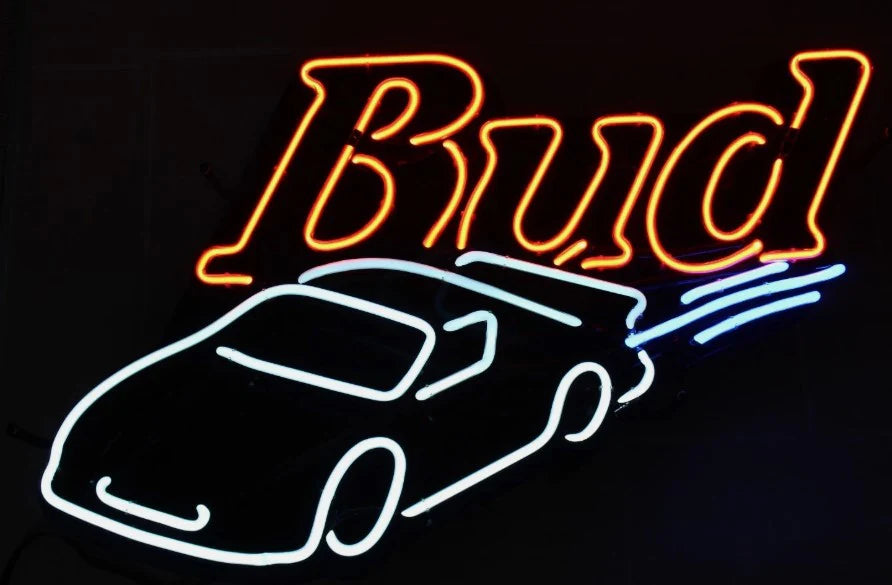 Bud Nascar Rear Car unit Replacement Tube - Neon Sign Part