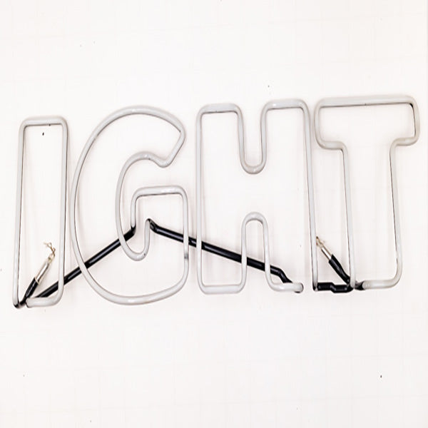 IGHT Double Stroke Word Unit Replacement Tube - Neon Sign Part Used