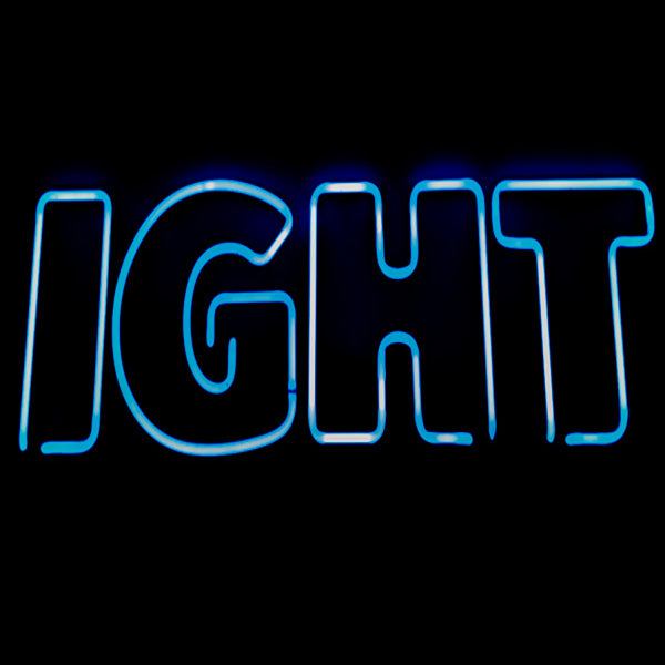 IGHT Double Stroke Word Unit Replacement Tube - Neon Sign Part Used