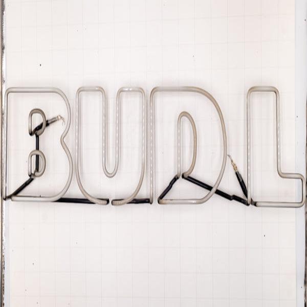 BUD L Double Stroke Word Unit Replacement Tube - Neon Sign Part Used