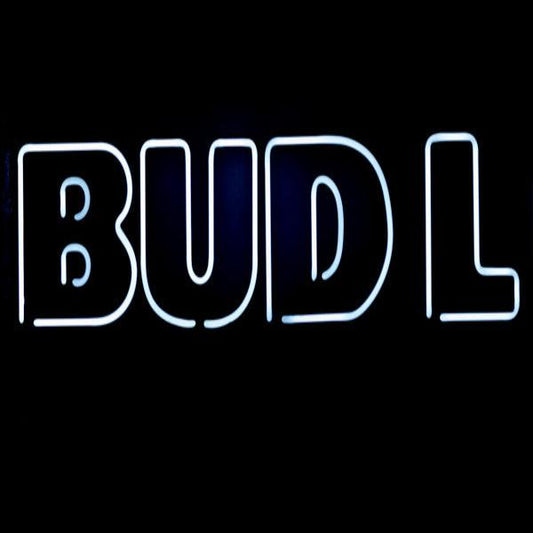 BUD L Double Stroke Word Unit Replacement Tube - Neon Sign Part Used