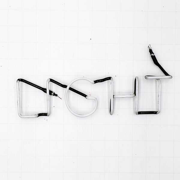 LIGHT single stroke word unit for Vintage Double Stroke Bud Light Replacement Tube - Neon Sign Part Used