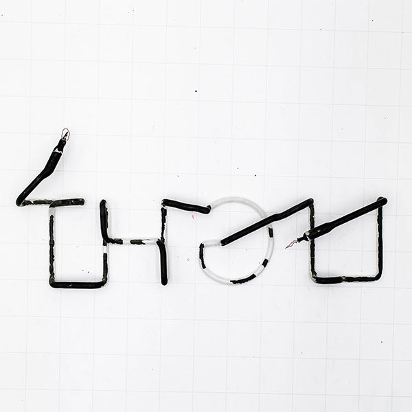 LIGHT single stroke word unit for Vintage Double Stroke Bud Light Replacement Tube - Neon Sign Part Used