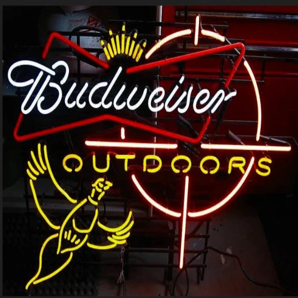 Top Target of Bud Outdoors Neon Sign Replacement Tube