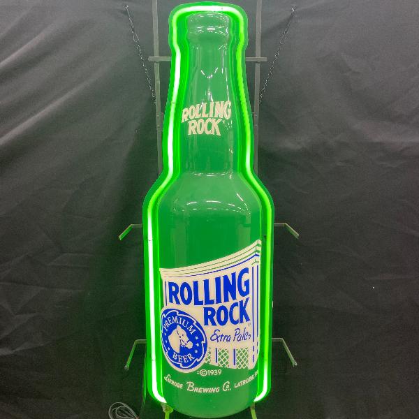 Rolling Rock Bottle Neon Sign